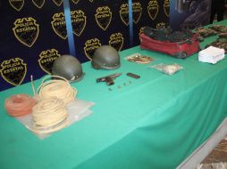 El detenidos y lo asegurado fue puesto a disposición de un agente del Ministerio Público para ser investigado. ESPECIAL  /