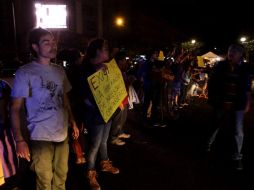 Manifestación de ambulantes en Vallarta y Chapultepec.  /