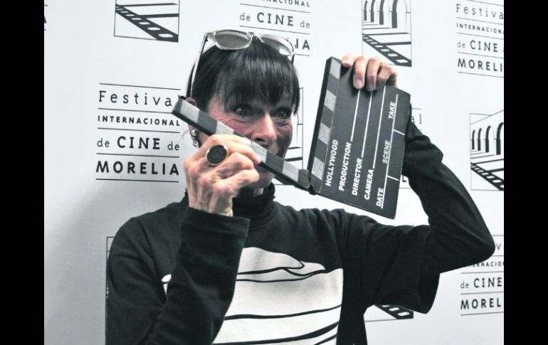 ¡Acción! Geraldine Chaplin, genio y figura en el cierre de la fiesta de la pantalla grande.  NTX  /