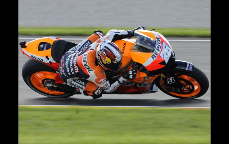 La victoria de Dani Pedrosa es la séptima de la temporada. AFP  /