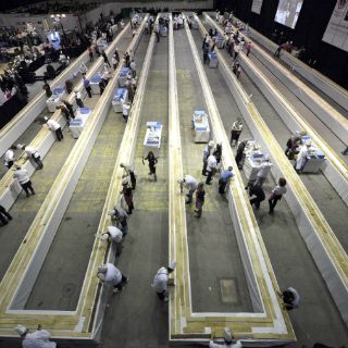 Suiza cocina pastel más largo del mundo