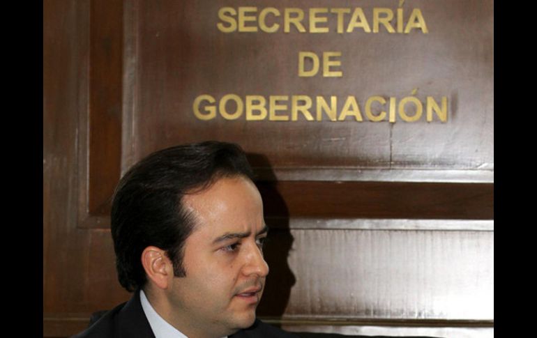 Alejandro Poiré asegura que correponde al Poder Legislativo analizar propuestas de Enrique Peña Nieto. ARCHIVO  /
