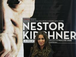 La documentalista Paula de Luque habla sobre el trabajo realizado. EFE  /