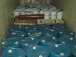 La destrucción se llevó a cabo bajo la supervisión del agente del Ministerio Público de la federación. EL UNIVERSAL  /