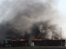 El incendio sólo generó daños materiales. EL UNIVERSAL  /
