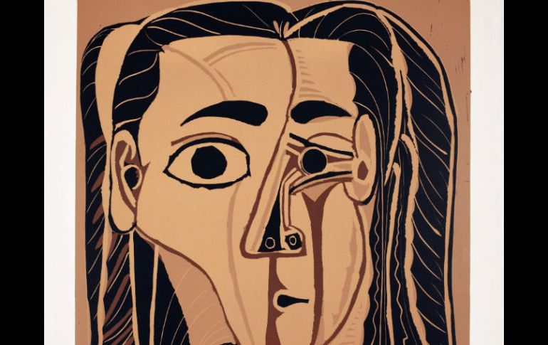 Imagen cedida por Bonhams del grabado de Picasso ''Jacqueline au Bandeau de Face'' (1954). EFE  /