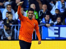 El atacante azteca lleva tres goles en la presente temporada. ARCHIVO  /