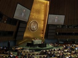 Estados Unidos, Israel y Palau votaron contra la resolución.. AP  /