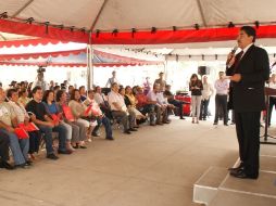El presidente municipal de Guadalajara, Ramiro Hernández García, encabezó este evento en Tetlán.  /