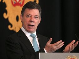 El presidente de Colombia, Juan Manuel Santos señaló que en Venezuela los criminales no tendrán ''escondedero''. EFE  /