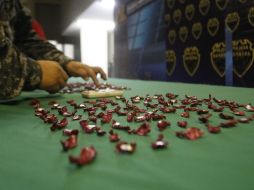 Les fueron asegurados 280 envoltorios con 60 gramos con crystal.  /