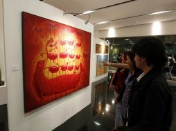 La exposición estará en la torre hasta el próximo domingo 18 de noviembre.  /