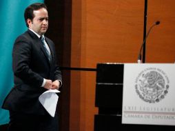 Alejandro Poiré comparece ante la Comisión de Gobernación de la Cámara de Diputados. EL UNIVERSAL  /