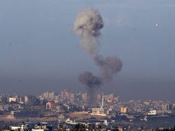 Hoy se recrudecieron los bombardeos de Israel sobre la Franja de Gaza. EFE  /