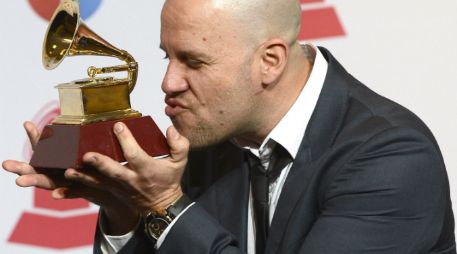 Gianmarco dijo estar muy agradecido con la Academia de la Música Latina. EFE  /