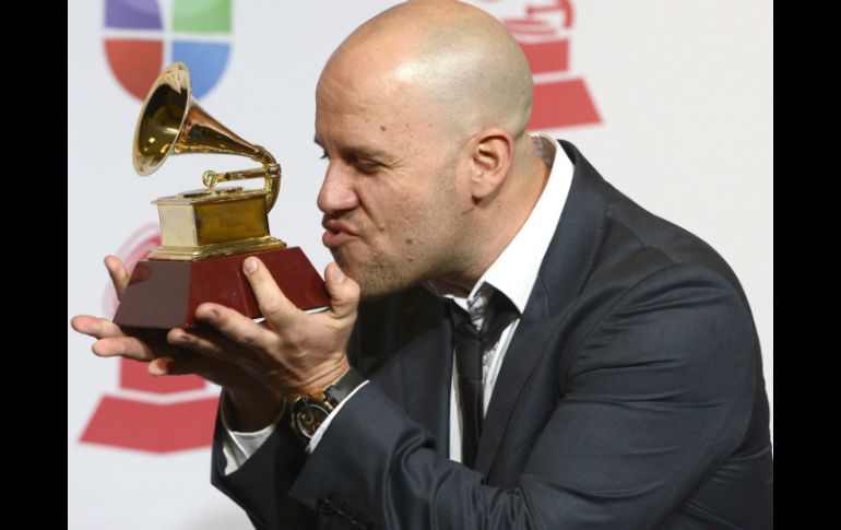 Gianmarco dijo estar muy agradecido con la Academia de la Música Latina. EFE  /