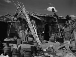 Fotografía sin fecha llamada ''Fábula del perro y la nube'' de Álvarez Bravo. EFE  /