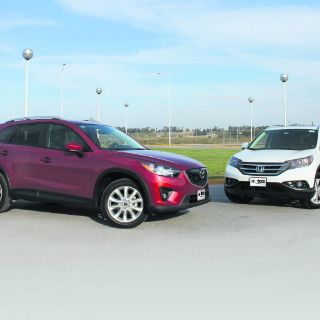 Mazda CX-5 vs Honda CR-V. Frente a frente