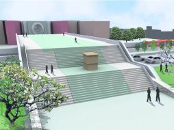 Maqueta. La nueva propuesta fue encargada al arquitecto Pedro Ramírez Vázquez, creador de la Cámara de Diputados. EL UNIVERSAL  /