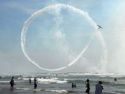 El espectáculo ofrecido por los pilotos de helicópteros y aviones F-5. NTX  /