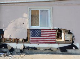 La ciudad se encuentran aún evaluando el estado de 500 viviendas más. AFP  /