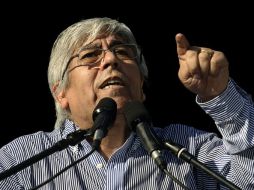 La huelga es convocada por Hugo Moyano, líder de la Confederación General del Trabajo (CGT) enfrentada al Gobierno de Fernández.ARCHIVO  /