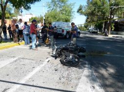 En la Colonia Providencia un motociclista murió atropellado esta mañana.  /