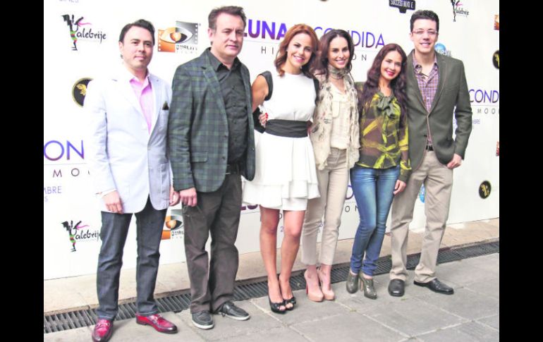 El elenco de la película dirigida por Pepe Bojórquez está listo para probar suerte con el público mexicano. EL UNIVERSAL  /