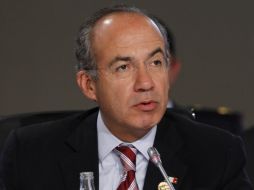 Felipe Calderón destacó que en su administración se invirtió en las zonas más pobres de México. ARCHIVO  /