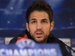 Cesc recibió autorización temporal para poder entrar en territorio ruso y disputar el partido de la Champions ante el Spartak Moscú. AP  /