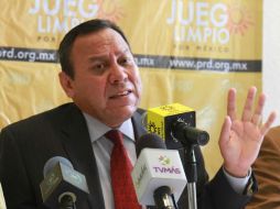 Jesús Zambrano, presidente nacional del PRD. ARCHIVO  /