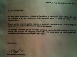 Batres participó este lunes en el Congreso Nacional de Morena. ESPECIAL  /