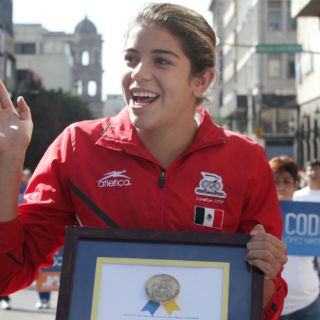 Alejandra Orozco está que no la cree