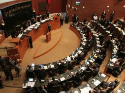 En el Senado, el magistrado extendió su reconocimiento al Ejecutivo por proponerlo por segunda vez para el puesto. ARCHIVO  /