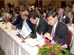 El evento reunió a más de mil 300 banqueros, funcionarios y expertos, la Felaban. ARCHIVO  /