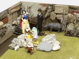 La princesa es una figurante habitual en los trabajos de esta muestra, algo que Blake justifica por su fascinación hacia ella. EFE  /