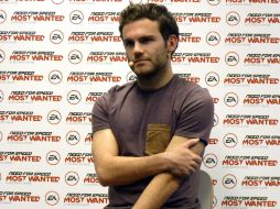 Juan Mata durante un acto publicitario de un videojuego. EFE  /