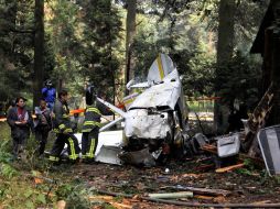 La aeronave se desplomó en el paraje conocido como Valle de las Monjas. EL UNIVERSAL  /