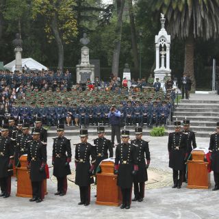 Moncayo ya descansa en la Rotonda de Personas Ilustres