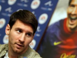 El encuentro fue sido organizado conjuntamente por la Fundación Leo Messi y la Fundación FC Barcelona. EFE  /