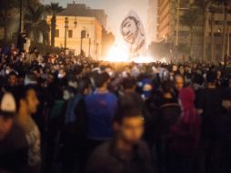 Los egipcios salen a las calles para protestar. XINHUA  /