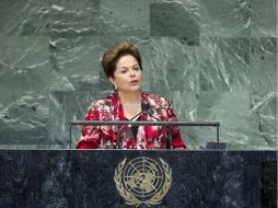 Dilma Roussef, es también la primer presidente mujer en la historia de Brasil. ARCHIVO  /