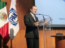 El dirigente nacional del PAN, Gustavo Madero Muñoz, dijo que el reto del PAN será tener diálogo cercano con ciudadanos. ARCHIVO  /