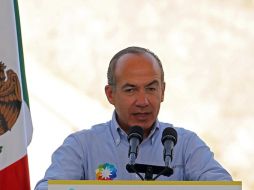 El Presidente de México, Felipe Calderón, dijo que no se opone a los procesos de justicia. ARCHIVO  /