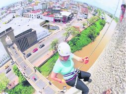 ADIÓS AL VÉRTIGO. La Torre del Caballero mide 42 metros de altura.  /