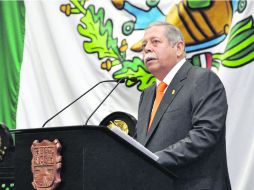 El gobernador Egidio Torre Cantú confía en que con el nuevo Gobierno federal mejorarán estrategias de seguridad. EL UNIVERSAL  /