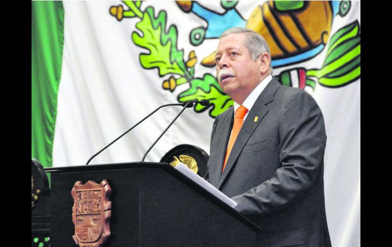 El gobernador Egidio Torre Cantú confía en que con el nuevo Gobierno federal mejorarán estrategias de seguridad. EL UNIVERSAL  /