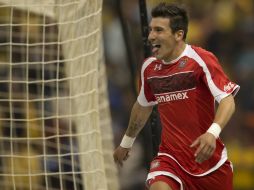 El día de ayer, Benítez anotó el gol que decidió que el Toluca eliminará al América en la semifinal. MEXSPORT  /