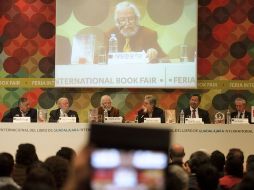 El Homenaje al escritor mexicano contó la presencia de Rafael Tovar y de Teresa, Élmer Mendoza, Hugo Gutiérrez y Moisés Rosas  /