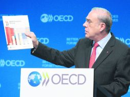 Economía. José Ángel Gurría destacó que se debe emprender reformas para el desarrollo de México. AFP  /